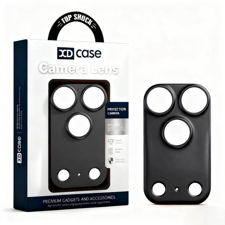 XDcase Titanium Alloy Hollow Camera Lens Protector, For iPhone 17 Pro Max, For iPhone 17 Pro