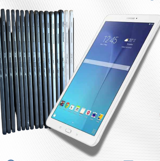 Samsung Galaxy Tab E T560 Posten 15 Stück – Voll funktionsfähig – Valmento Restposten Export