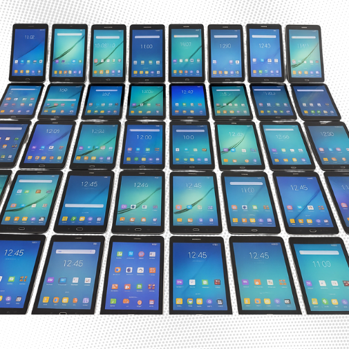 Samsung Tablet Restposten 100 Stück voll funktionsfähig Großhandel Export Händler Paket