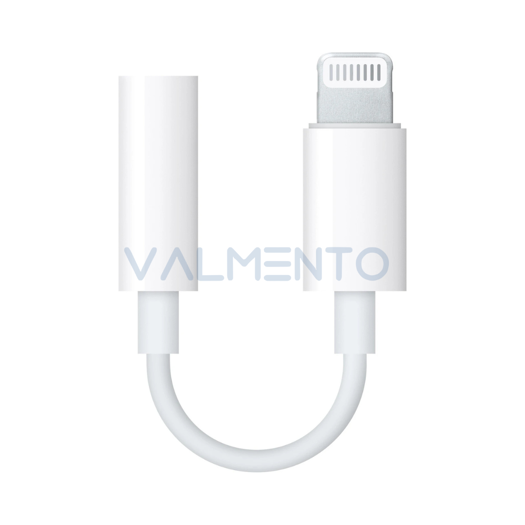 Apple Lightning auf 3,5mm Klinke Adapter MMX62 – Original Audio-Adapter für iPhone & iPad