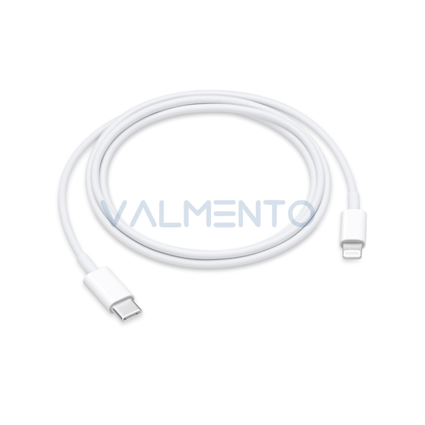 Apple Lightning auf USB-C Kabel (1m) MQGJ2ZM/A – Original Apple Schnellladekabel (Polybag)