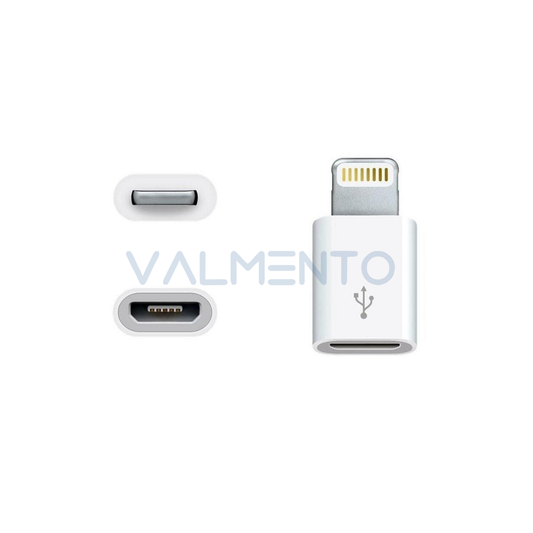 Apple MD820Z M/A Lightning auf MicroUSB Adapter Original – Polybag Neu & unbenutzt | Valmento
