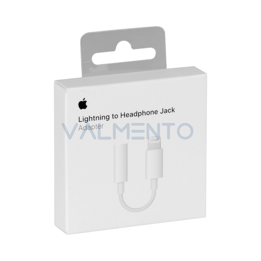 Apple MMX62 Lightning auf 3,5mm Klinke Adapter – Original Apple Zubehör (OVP / EU-Blister)