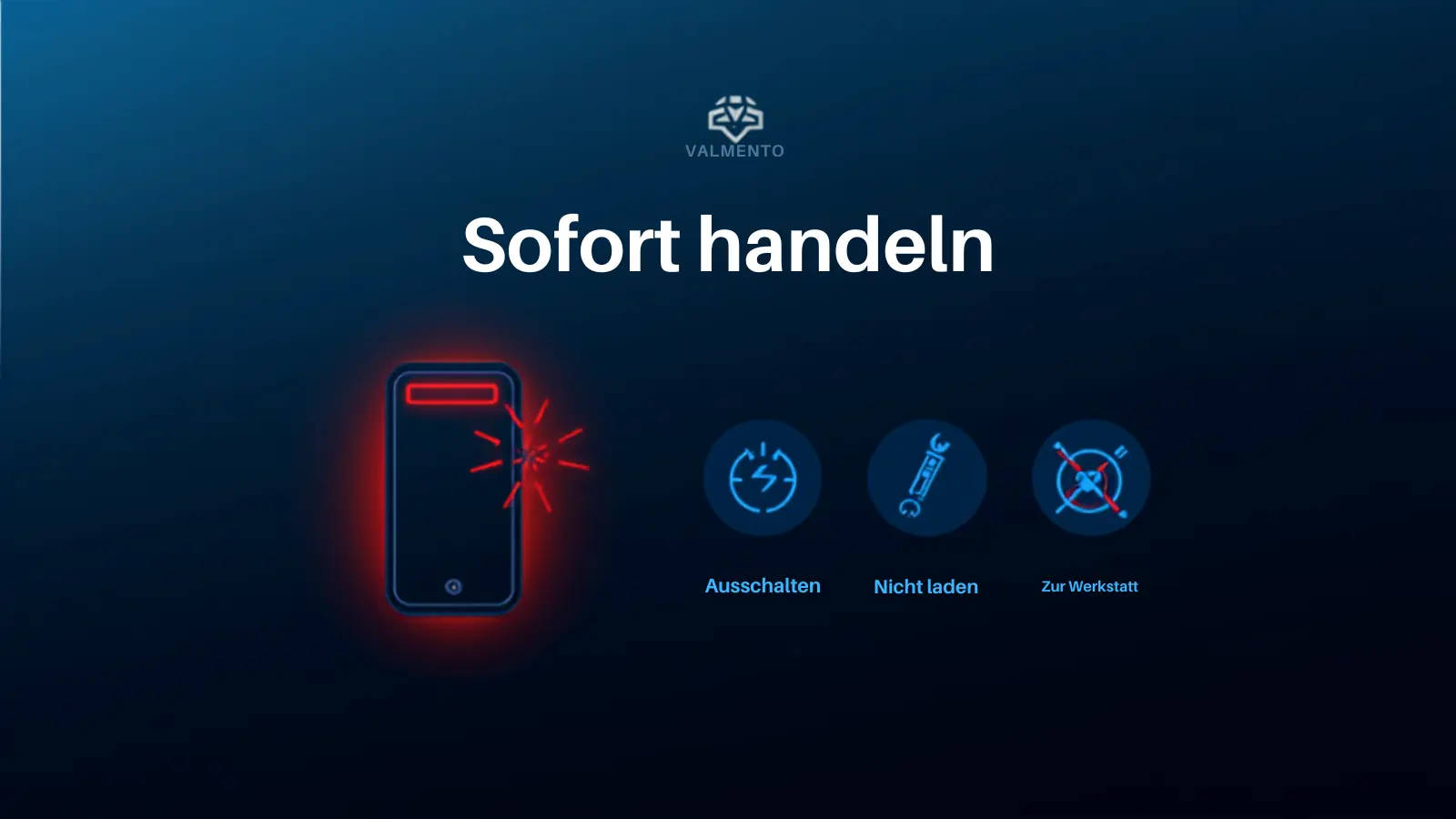Sofort handeln bei aufgeblähtem Akku: Gerät ausschalten, nicht laden und zur Werkstatt bringen