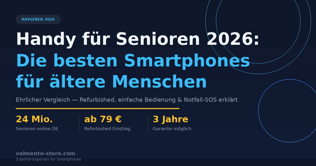 Handy für Senioren 2026: Die besten Smartphones für ältere Menschen