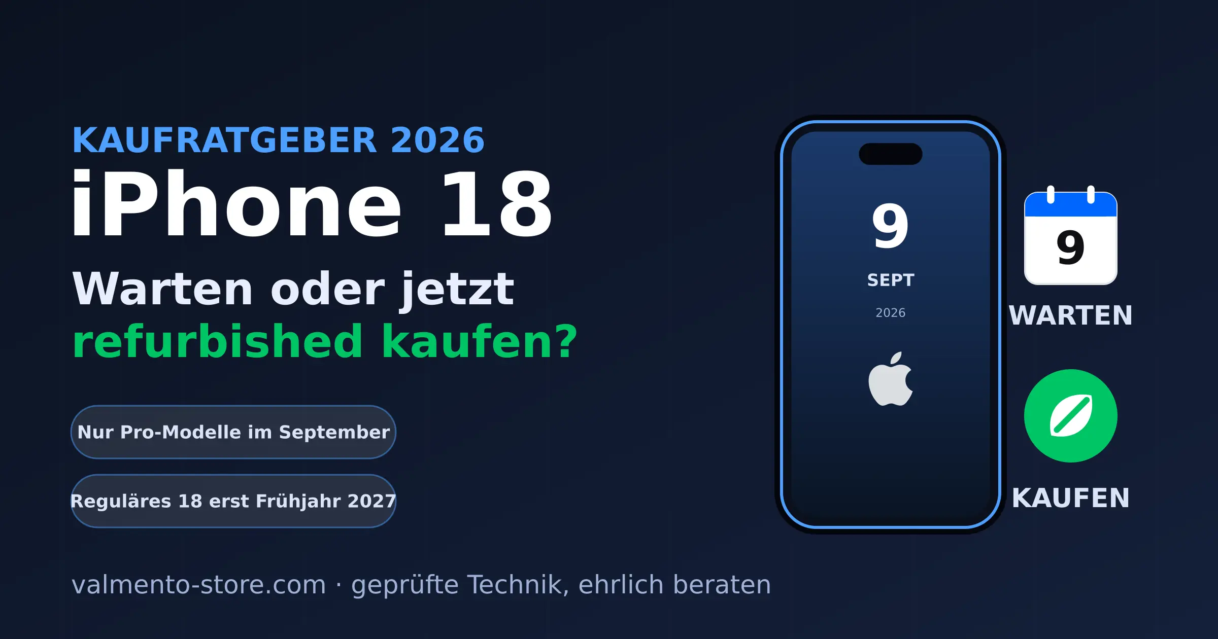 iPhone 18: Warten oder jetzt refurbished kaufen?