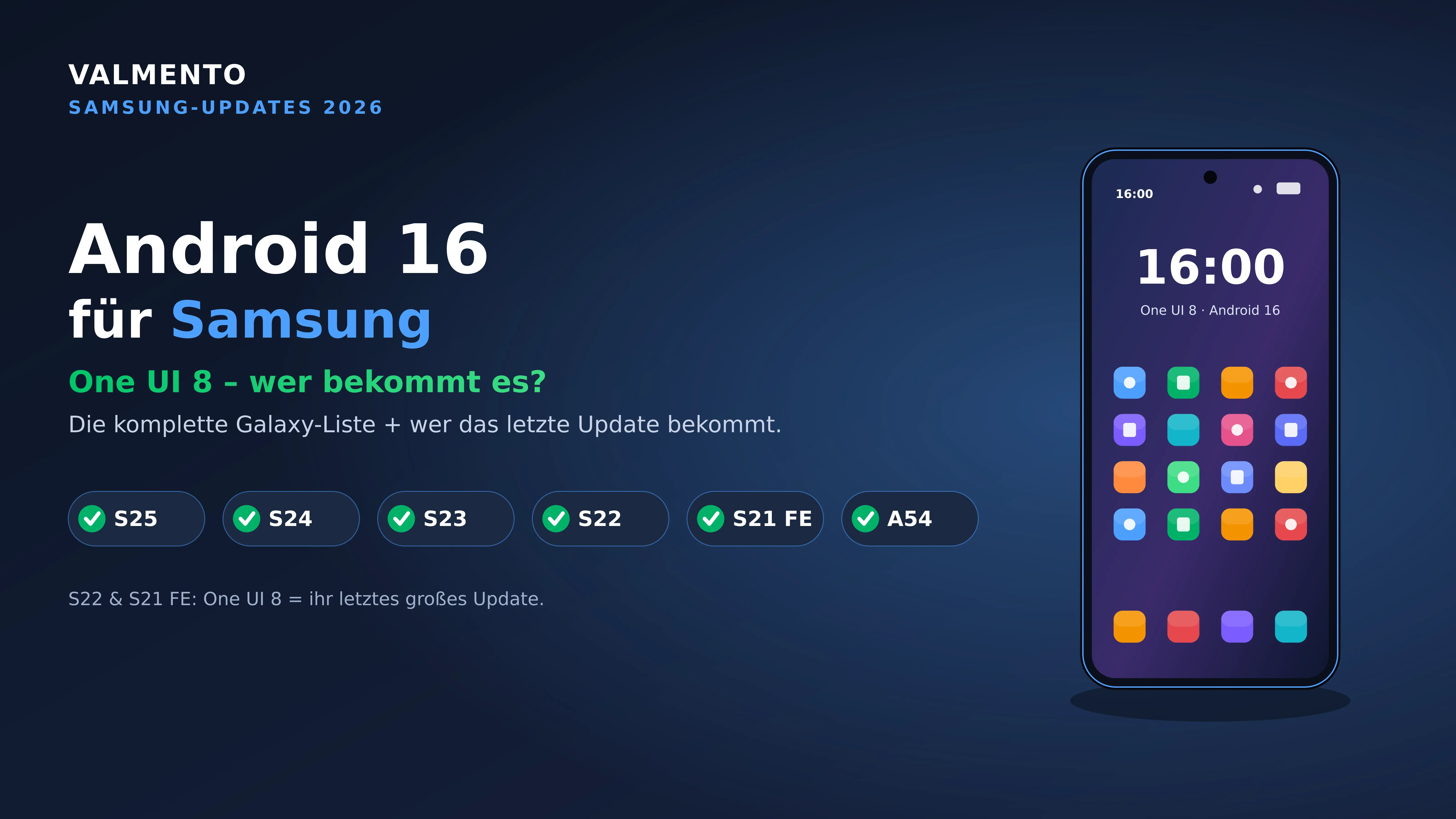 Android 16 für Samsung: Welche Galaxy bekommen One UI 8?