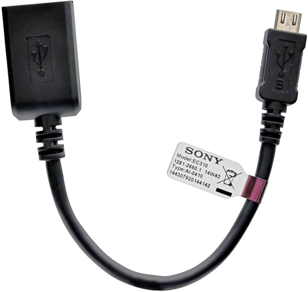 Sony EC 310 – USB-A auf Micro-USB Kabel – 1,5 m