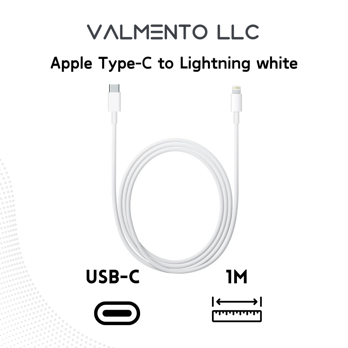 Apple MK0X2ZM/A Type-C auf Lightning Kabel 1m – Weiß New  refurbished kaufen