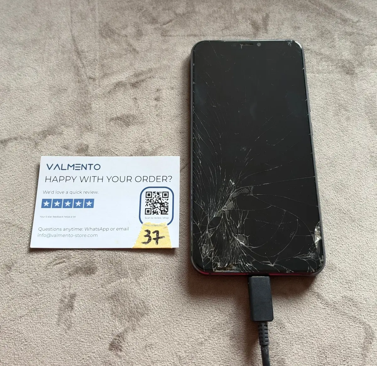 ASUS ZenFone 5 Dunkelblau – Display und Rückglas gebrochen (Einzelstück 2) – Foto 2 von 3