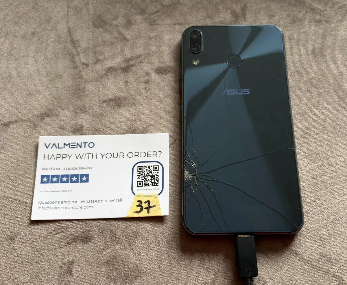 ASUS ZenFone 5 Dunkelblau – Display und Rückglas gebrochen (Einzelstück 2) – Foto 3 von 3
