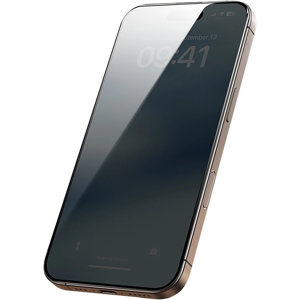 Benks Privacy Panzerglas iPhone 17 Pro – randlose Vollabdeckung der Frontfläche