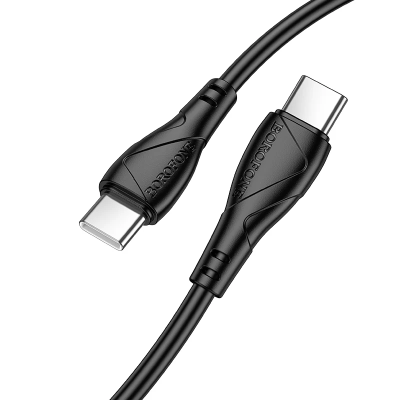 Borofone BX121 Ladekabel aufgerollt, 1 Meter
