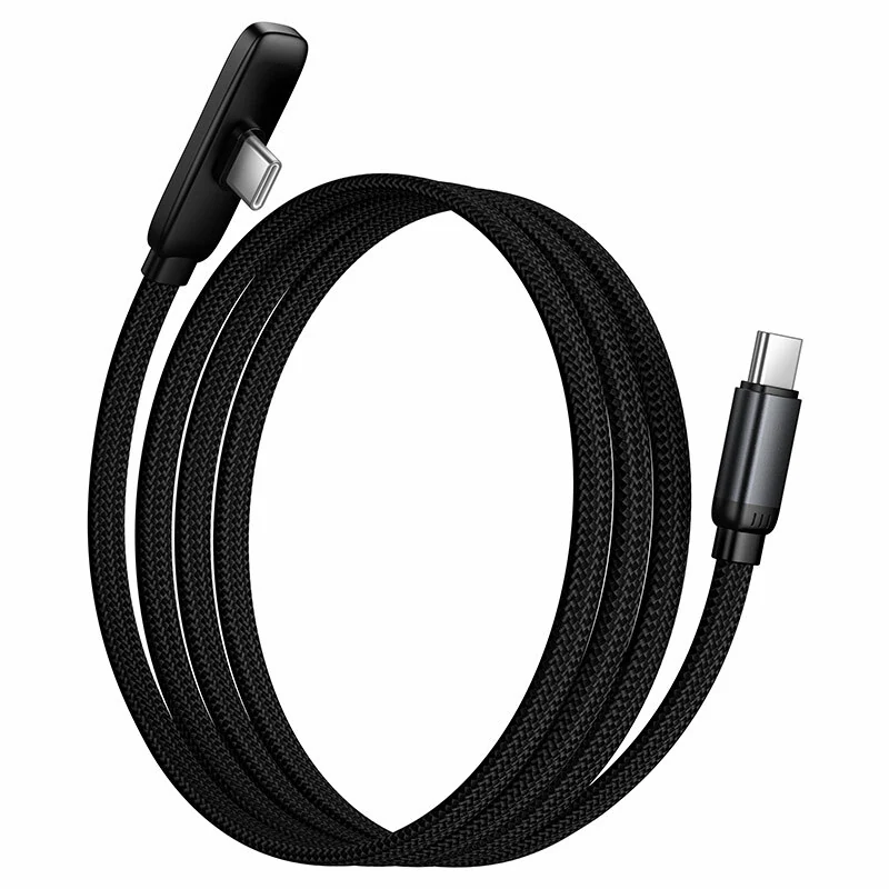 Das Kabel aufgerollt, ein Meter Länge