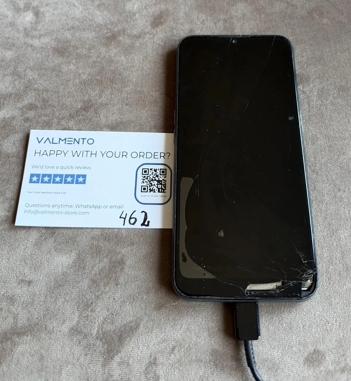Doro Smartphone (DSB-0400) Graphit – Displaybruch, defekt (Bastlergerät) – Foto 1 von 4