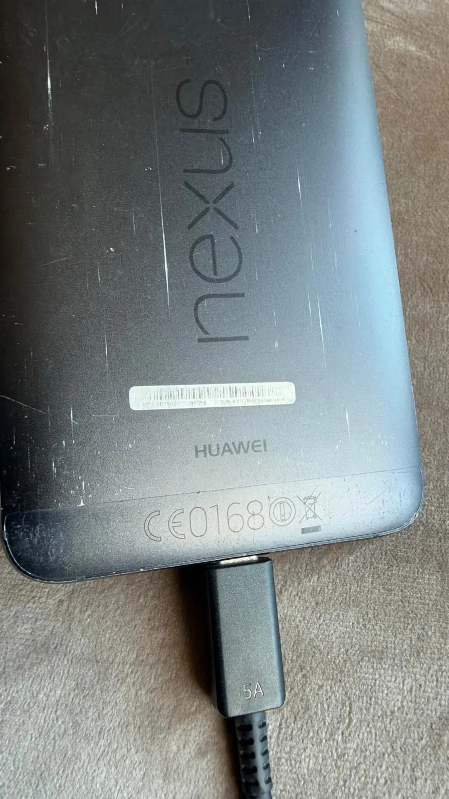 Huawei Nexus 6P Aluminium – Displaybruch, defekt (Bastlergerät) – Foto 3 von 4