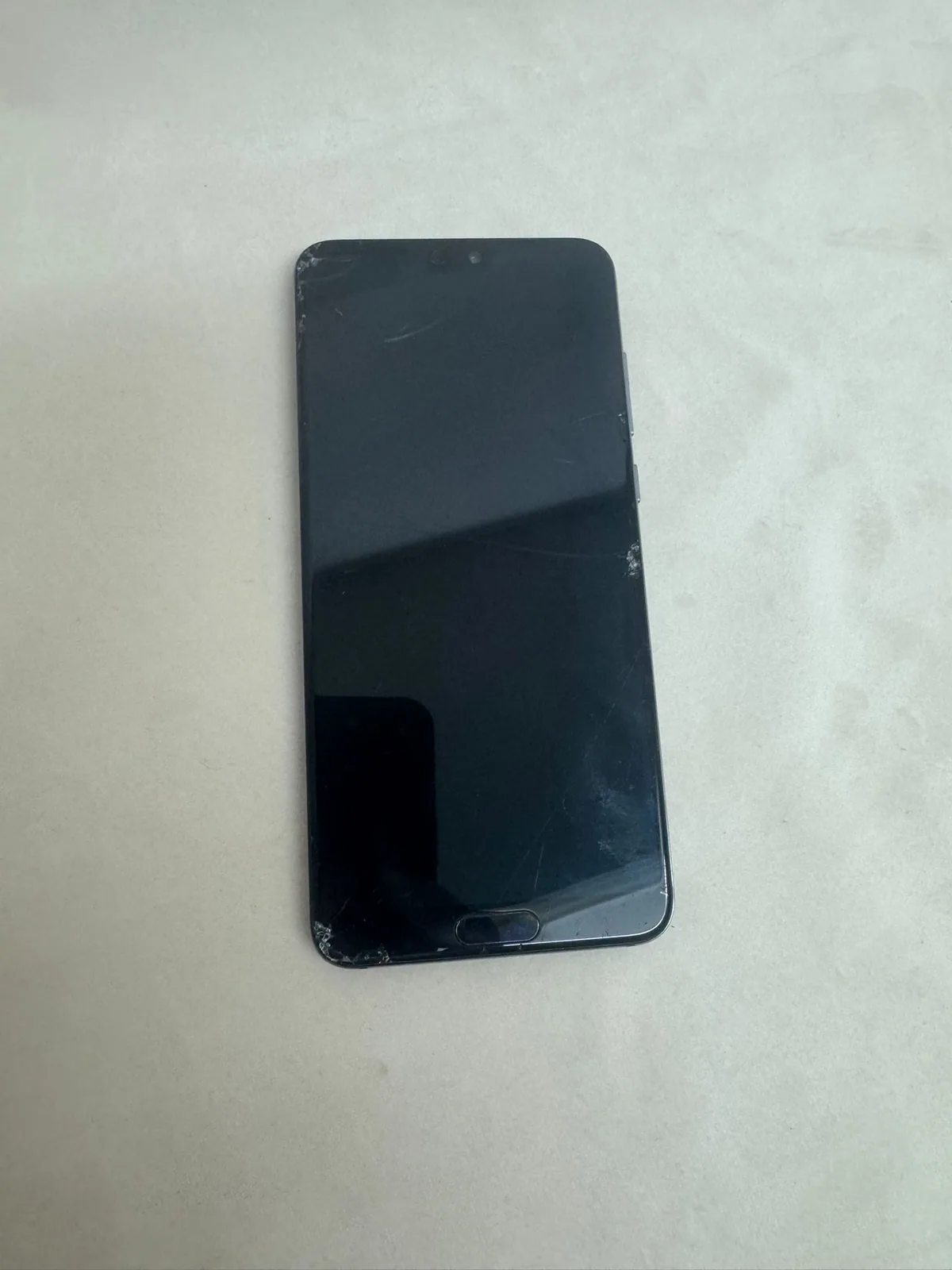 Huawei P20 Pro Midnight Blue – Rückglas gebrochen, defekt (Bastlergerät) – Foto 2 von 4