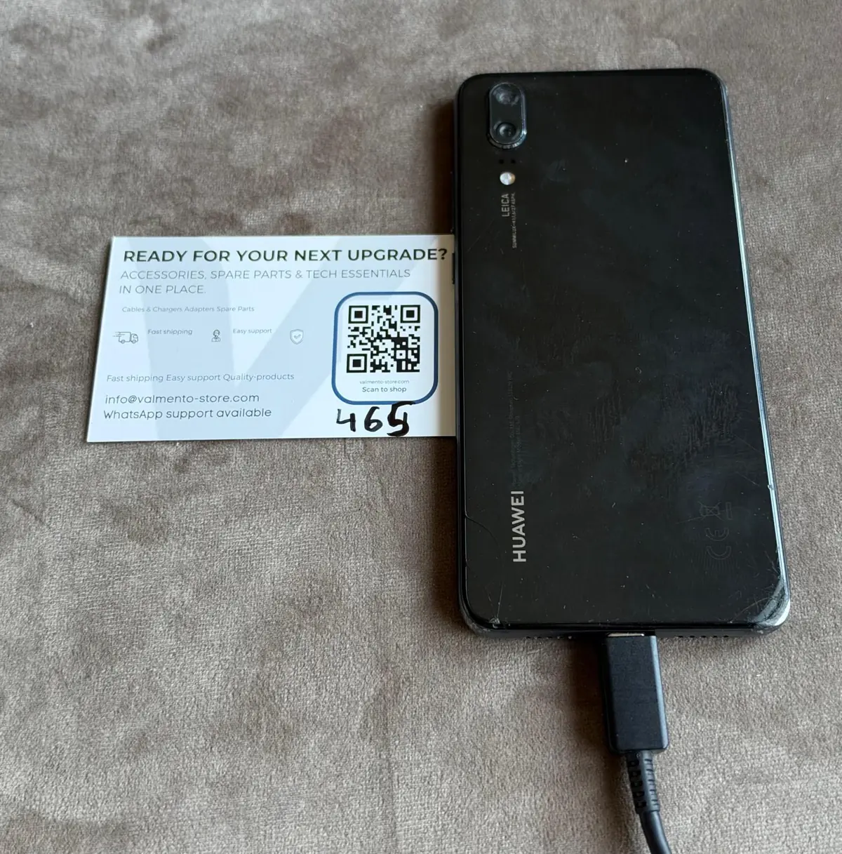 Huawei P20 Schwarz – Display gelöst, defekt (Bastlergerät) – Foto 1 von 6