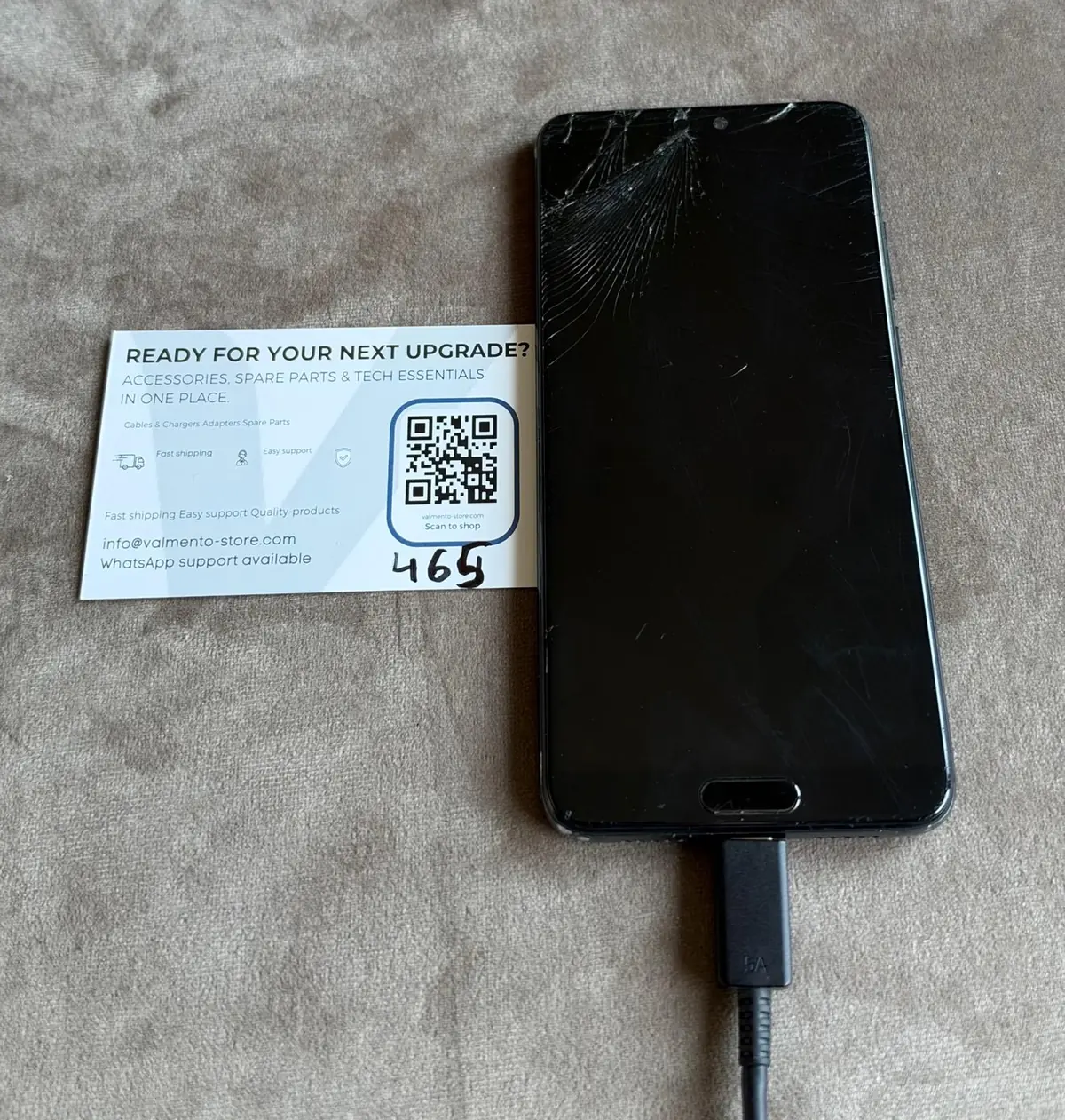 Huawei P20 Schwarz – Display gelöst, defekt (Bastlergerät) – Foto 3 von 6