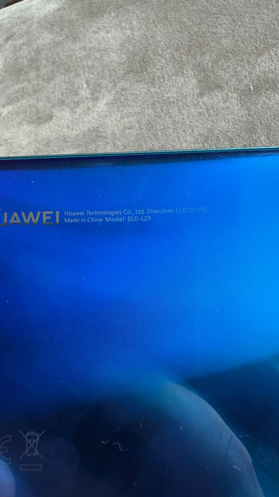 Huawei P30 (ELE-L29) Blau – defekt (Bastlergerät) – Foto 1 von 5