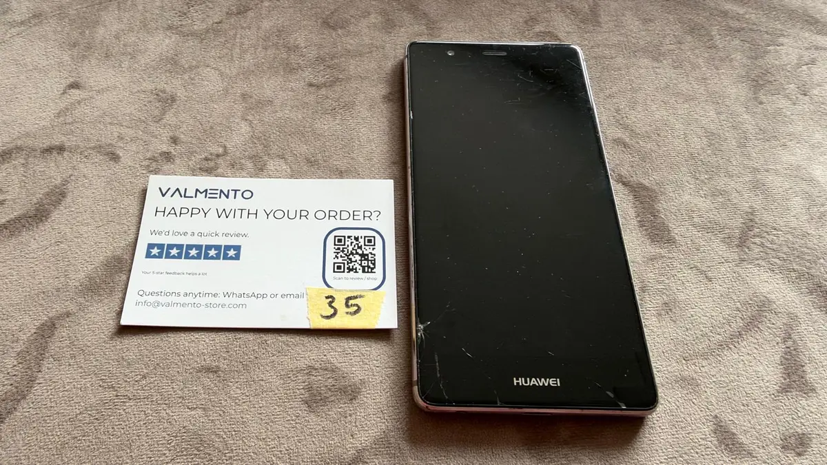 Huawei P9 (EVA-L09) Silber – läuft, Deckglas gerissen – Foto 4 von 6