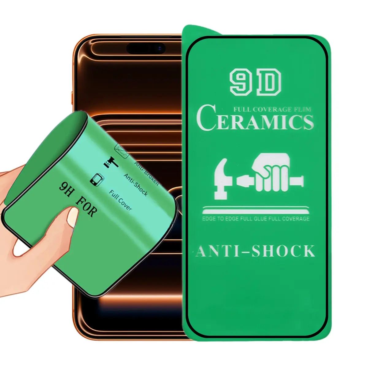 Keramik-Schutzfolie für iPhone 17 Pro Max in der Verpackung