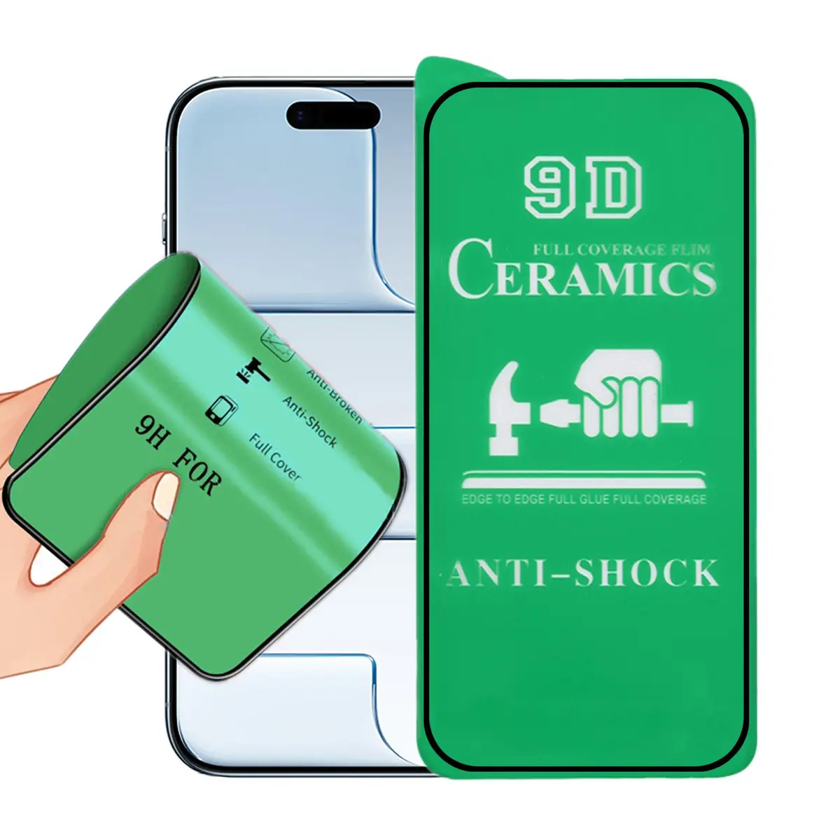Keramik-Schutzfolie für iPhone Air in der Verpackung