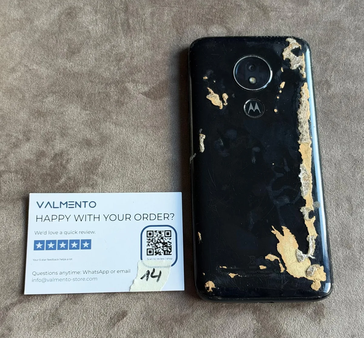 Motorola Smartphone – Lackschaden, defekt (Bastlergerät) – Foto 1 von 3