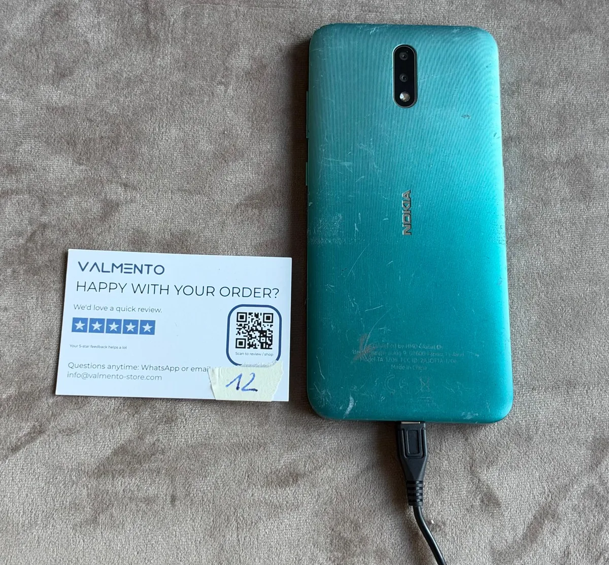 Nokia 2.3 (TA-1206) Türkis – Displayschaden, defekt – Foto 3 von 4