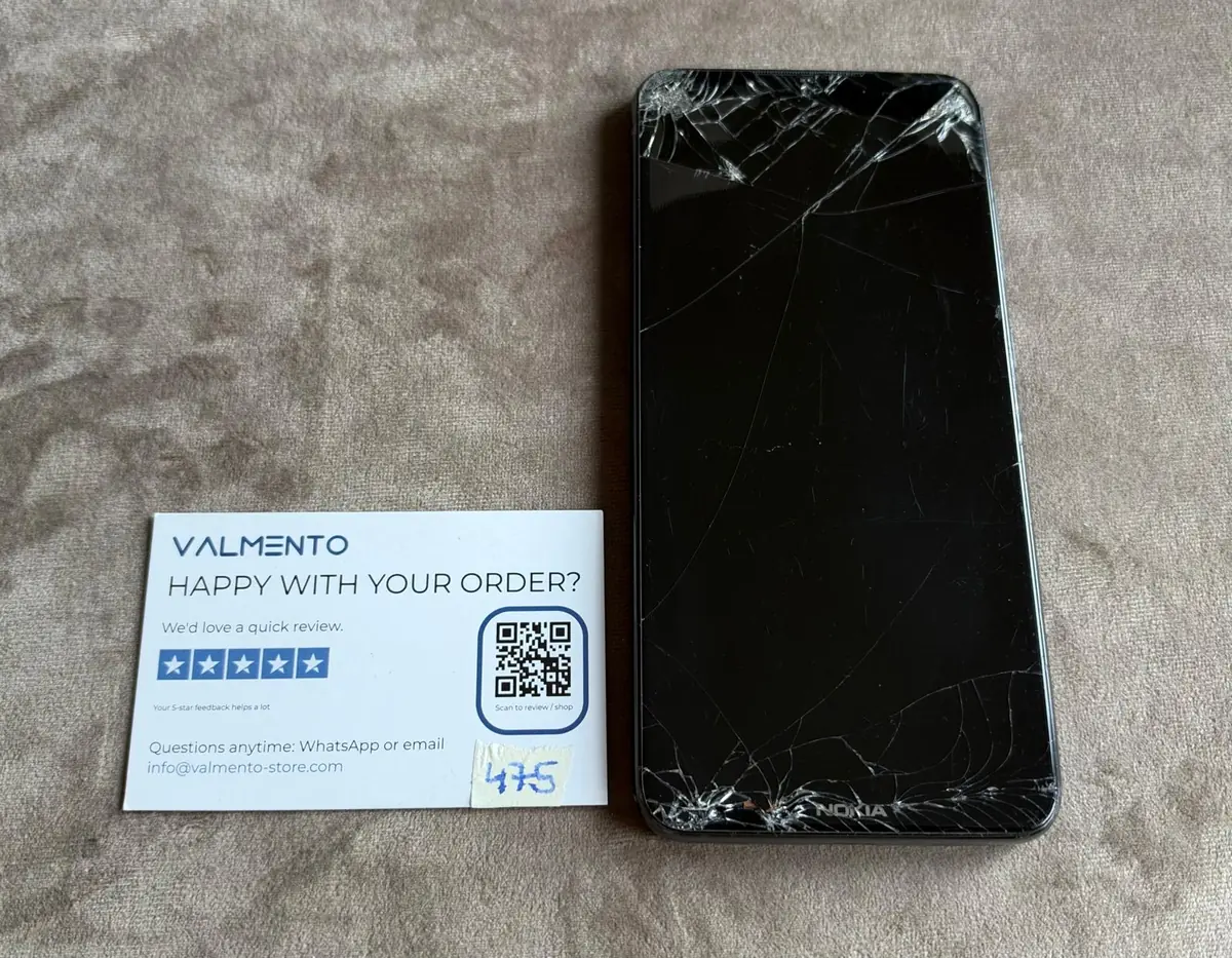 Nokia 7.2 (TA-1196) Schwarz – Displayschaden, defekt (Bastlergerät) – Foto 1 von 5