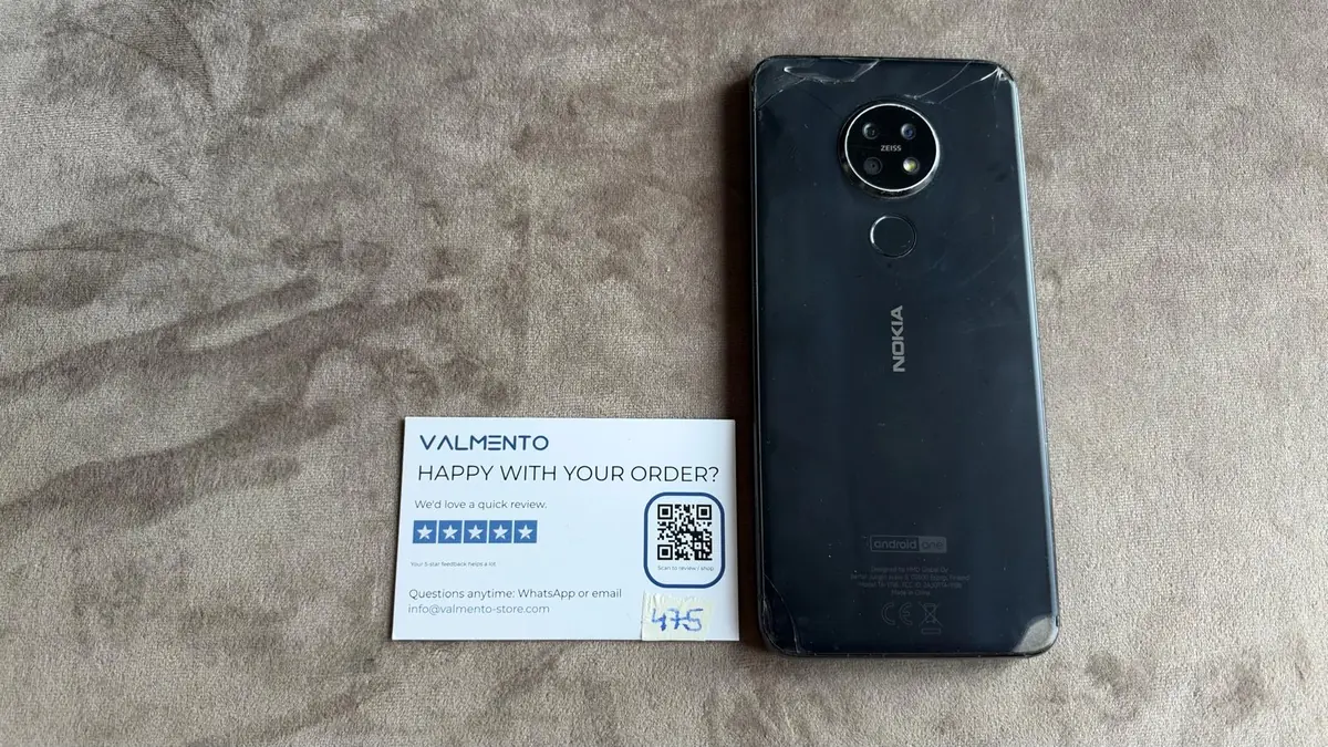 Nokia 7.2 (TA-1196) Schwarz – Displayschaden, defekt (Bastlergerät) – Foto 2 von 5