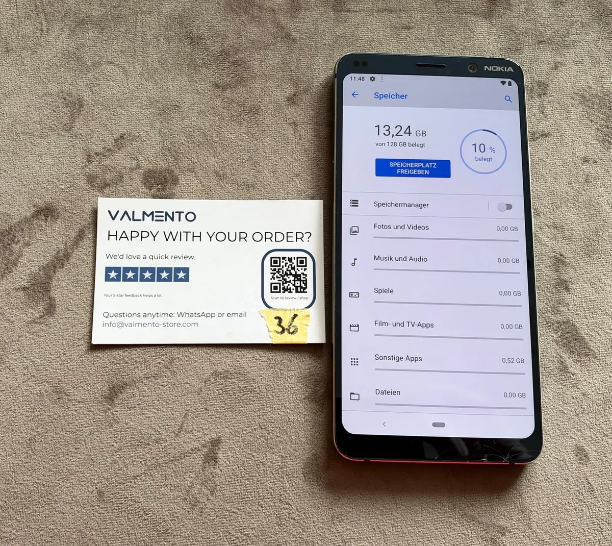 Nokia 9 PureView (TA-1087) – läuft, Rückglas gebrochen – Foto 2 von 6