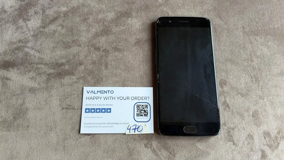 OnePlus 5 Slate Gray – defekt (Bastlergerät) – Foto 1 von 2