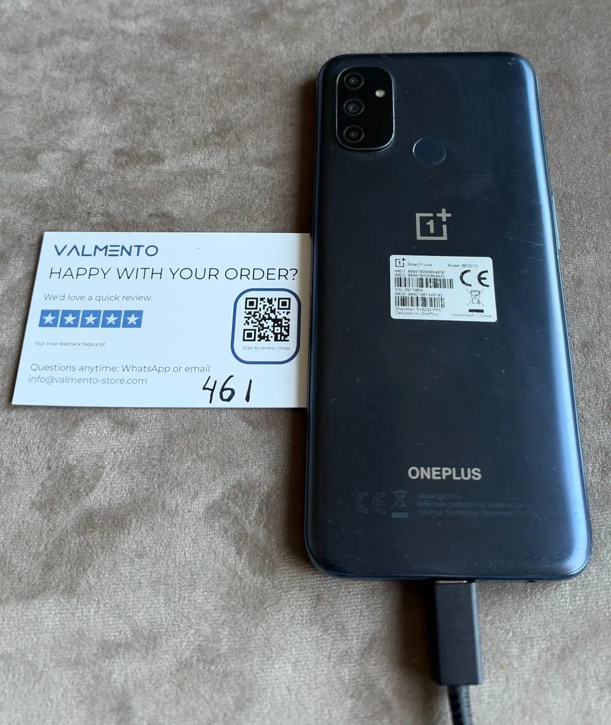 OnePlus Nord N100 (BE2013) Midnight Frost – Display zertrümmert, defekt (Bastlergerät) – Foto 6 von 7