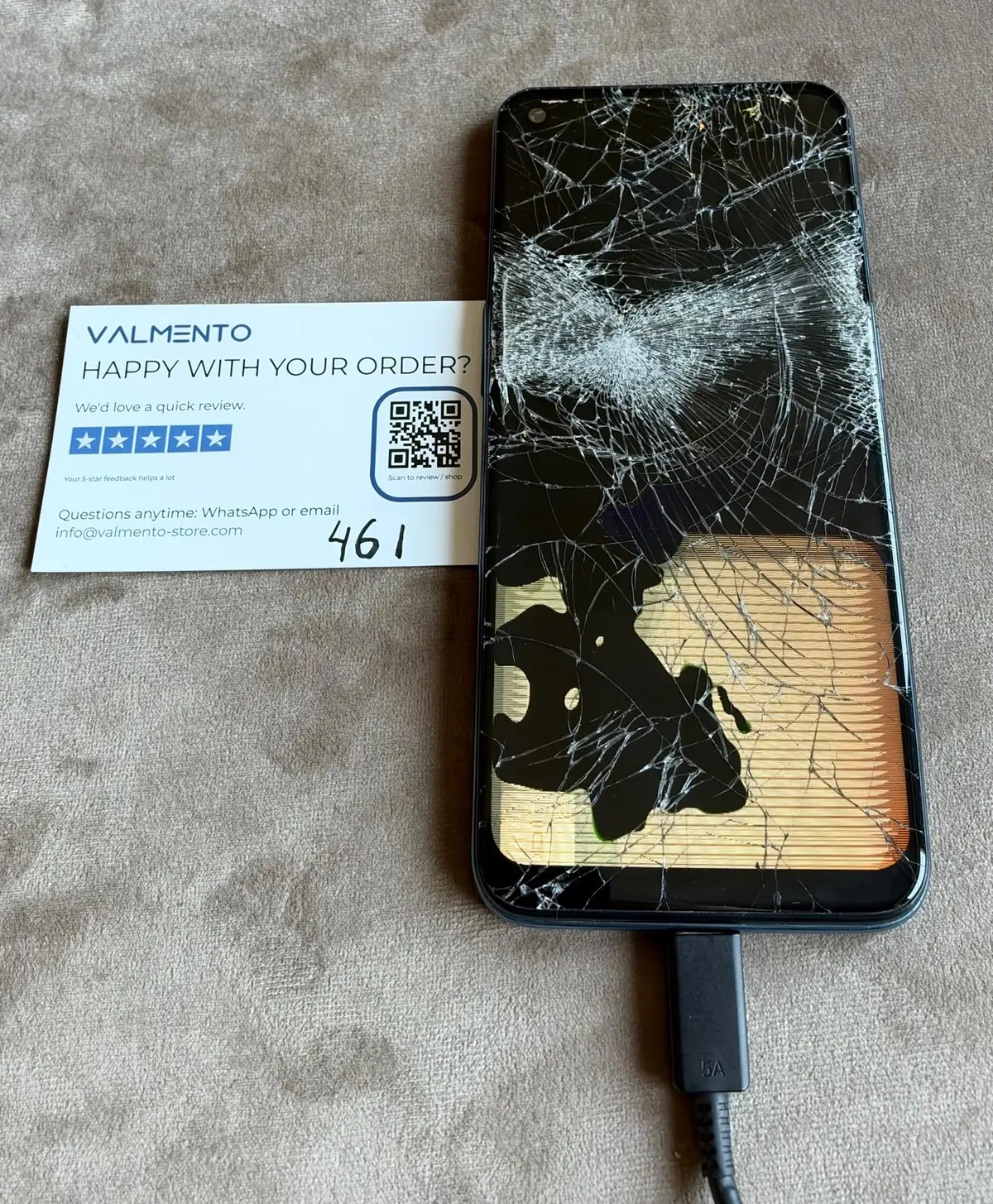 OnePlus Nord N100 (BE2013) Midnight Frost – Display zertrümmert, defekt (Bastlergerät) – Foto 7 von 7