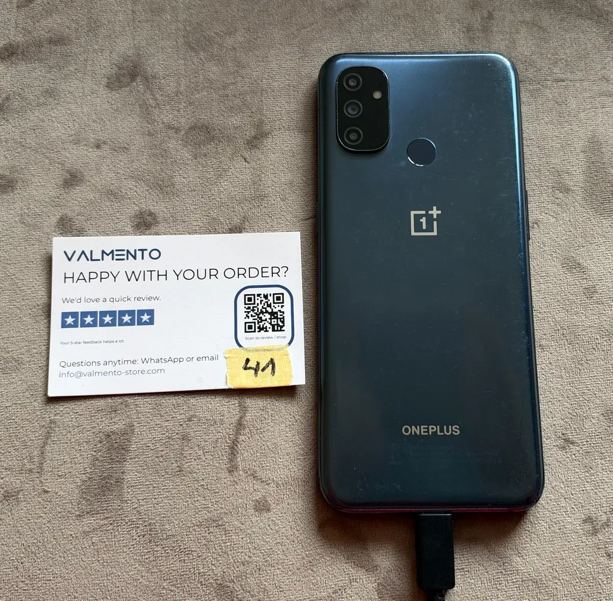 OnePlus Nord N100 (BE2013) – läuft, Displayglas gebrochen – Foto 5 von 7