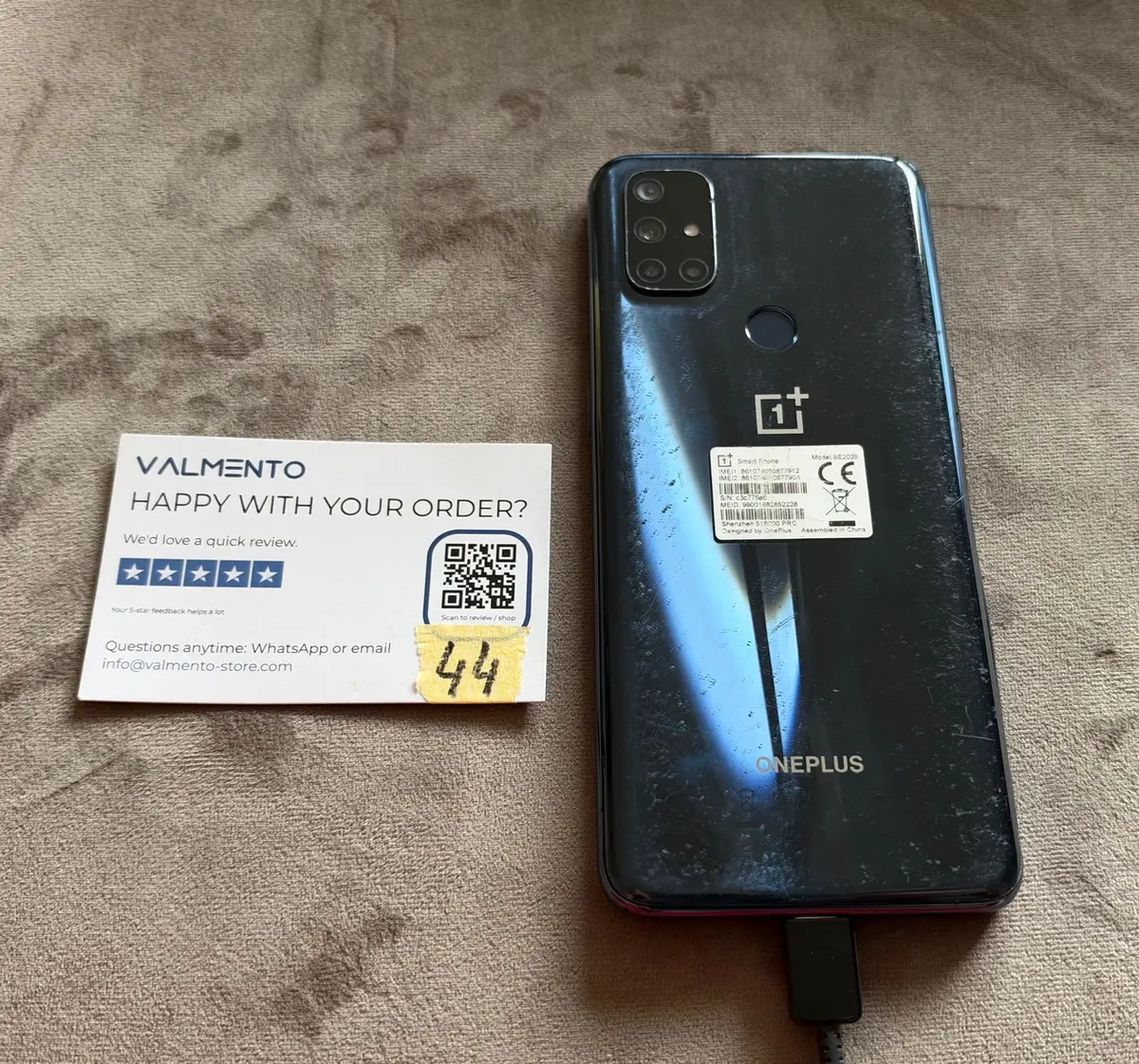 OnePlus Nord N100 (BE2029) – Displayglas gebrochen, defekt – Foto 4 von 4