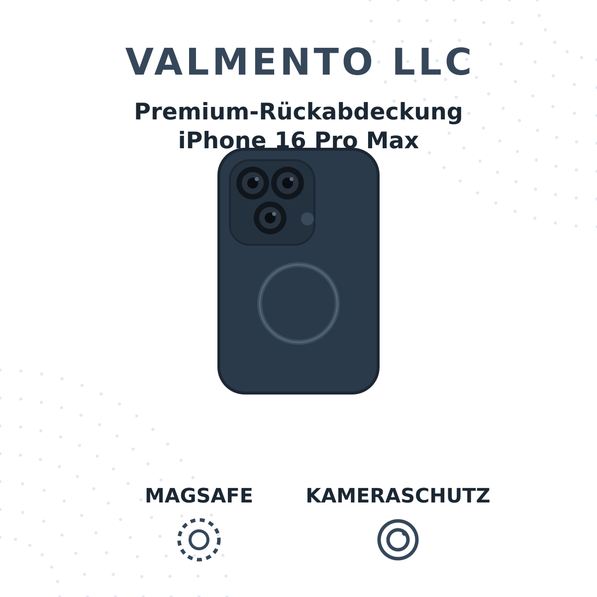 Valmento Premium-Rückabdeckung für iPhone 16 Pro Max – mit Kameraobjektivabdeckung & MagSafe-Kompatibilität Neu Apple refurbished kaufen
