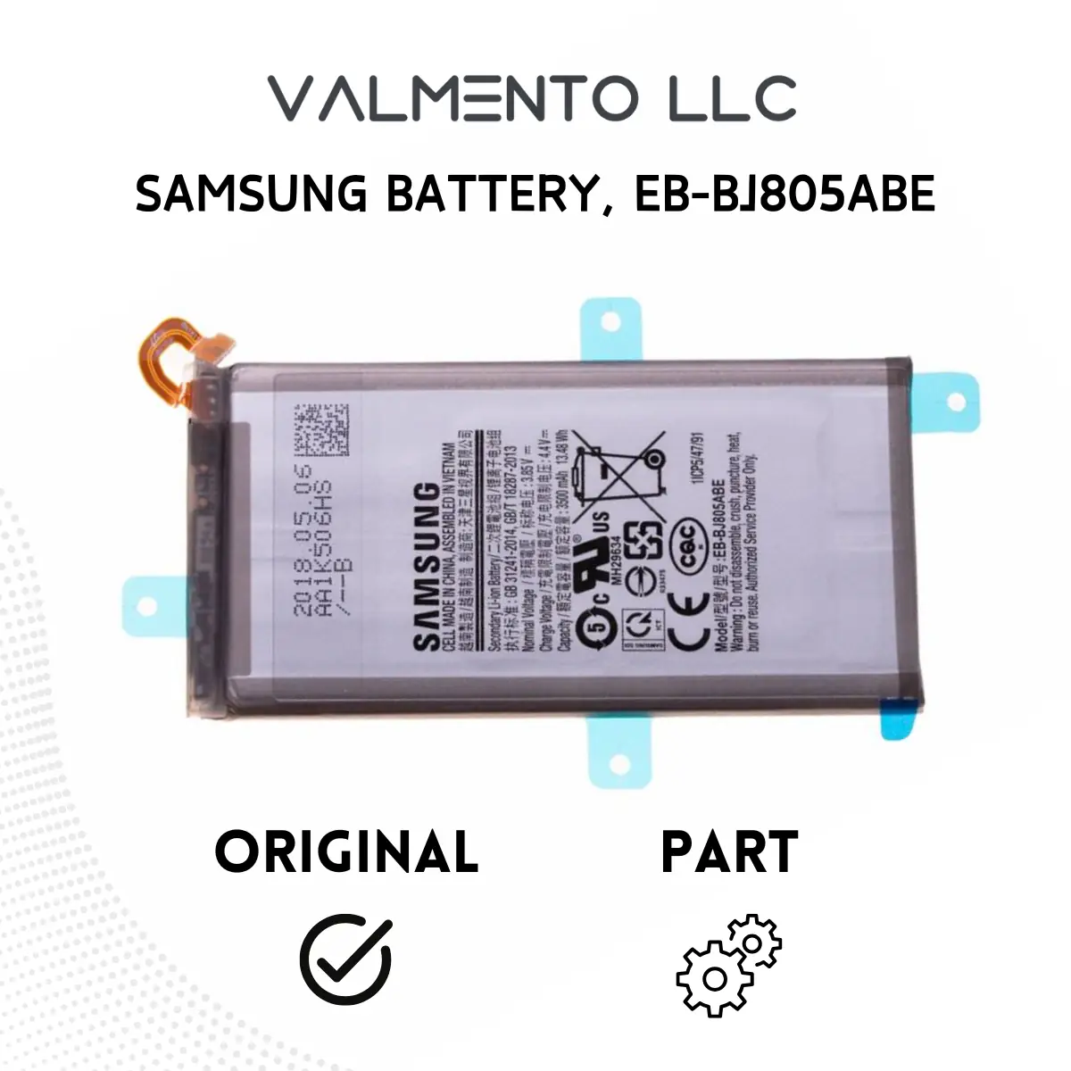 Samsung Akku EB-BJ805ABE 3500mAh – Original Ersatzakku Neu Samsung refurbished kaufen