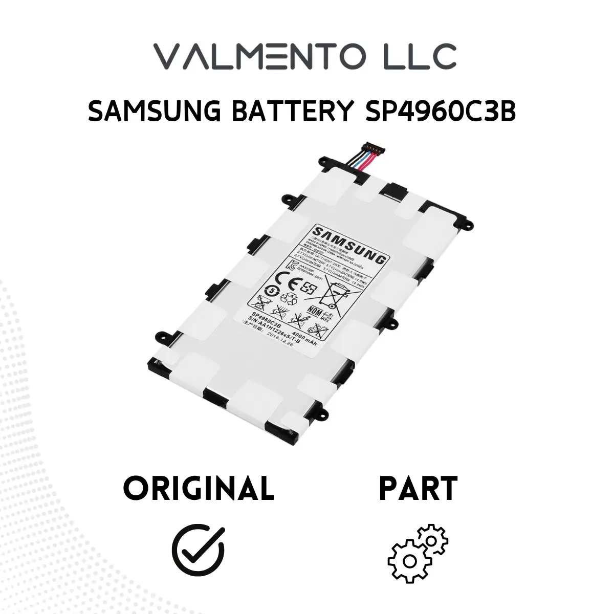 Original Samsung Akku SP4960C3B für Galaxy Tab 2 7.0 P3100/P3110/P3113 – 4000mAh (Bulk-Verpackung) Neu Samsung refurbished kaufen