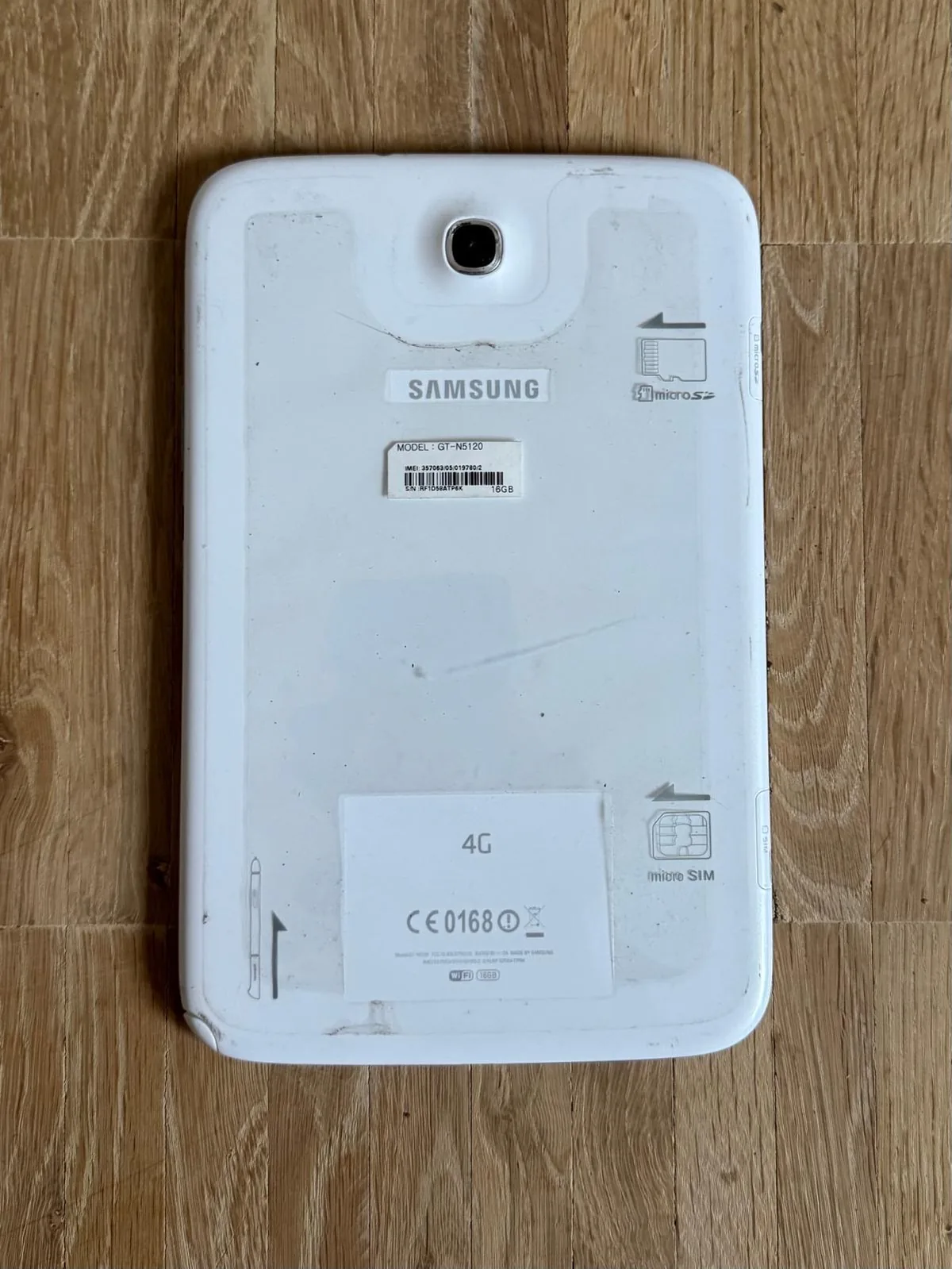 Samsung Galaxy Note 8.0 LTE (GT-N5120) 16 GB – Rückschale gerissen – Foto 2 von 2