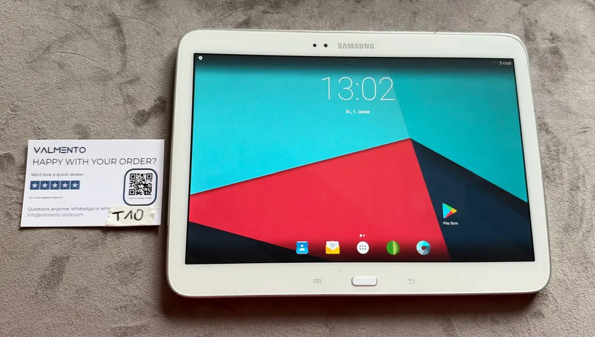 Samsung Galaxy Tab 10,1 Zoll Weiß mit LineageOS – gebraucht, funktionsfähig – Foto 1 von 4
