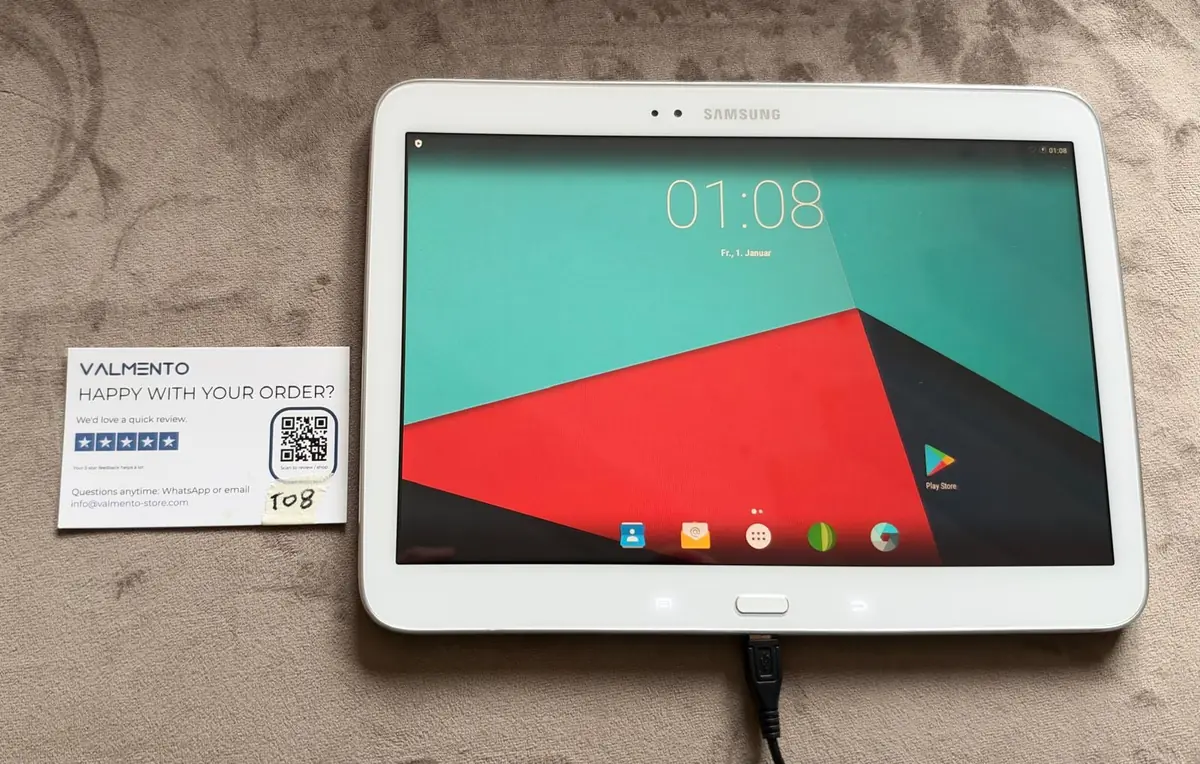 Samsung Galaxy Tab 3 10.1 (GT-P5210) 16 GB Weiß mit LineageOS – gebraucht, funktionsfähig – Foto 2 von 4