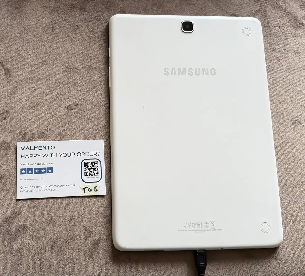 Samsung Galaxy Tab A 9.7 (SM-T550) 16 GB Weiß – gebraucht, funktionsfähig – Foto 5 von 5