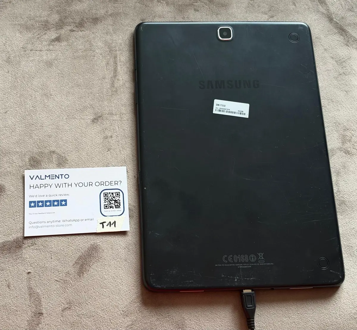 Samsung Galaxy Tab A Schwarz – gebraucht, startet (Einzelstück 2) – Foto 1 von 2