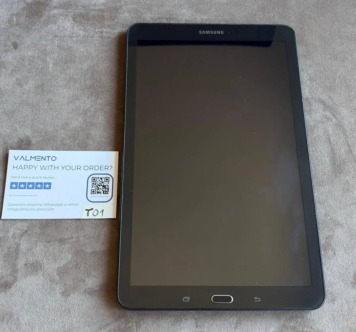 Samsung Galaxy Tab E 9.6 (SM-T560) – defekt, Rückseite zerkratzt – Foto 4 von 5