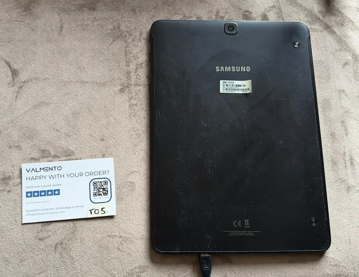 Samsung Galaxy Tab S2 9.7 LTE (SM-T819) 32 GB Schwarz – PIN-gesperrt, nur für Bastler – Foto 1 von 3