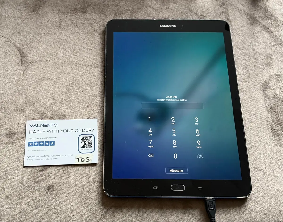 Samsung Galaxy Tab S2 9.7 LTE (SM-T819) 32 GB Schwarz – PIN-gesperrt, nur für Bastler – Foto 2 von 3
