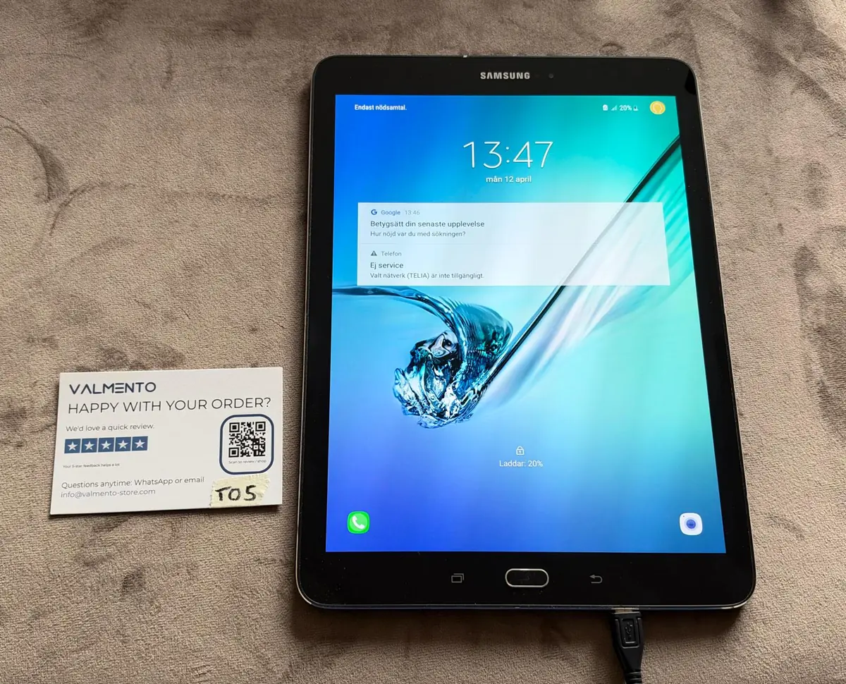 Samsung Galaxy Tab S2 9.7 LTE (SM-T819) 32 GB Schwarz – PIN-gesperrt, nur für Bastler – Foto 3 von 3
