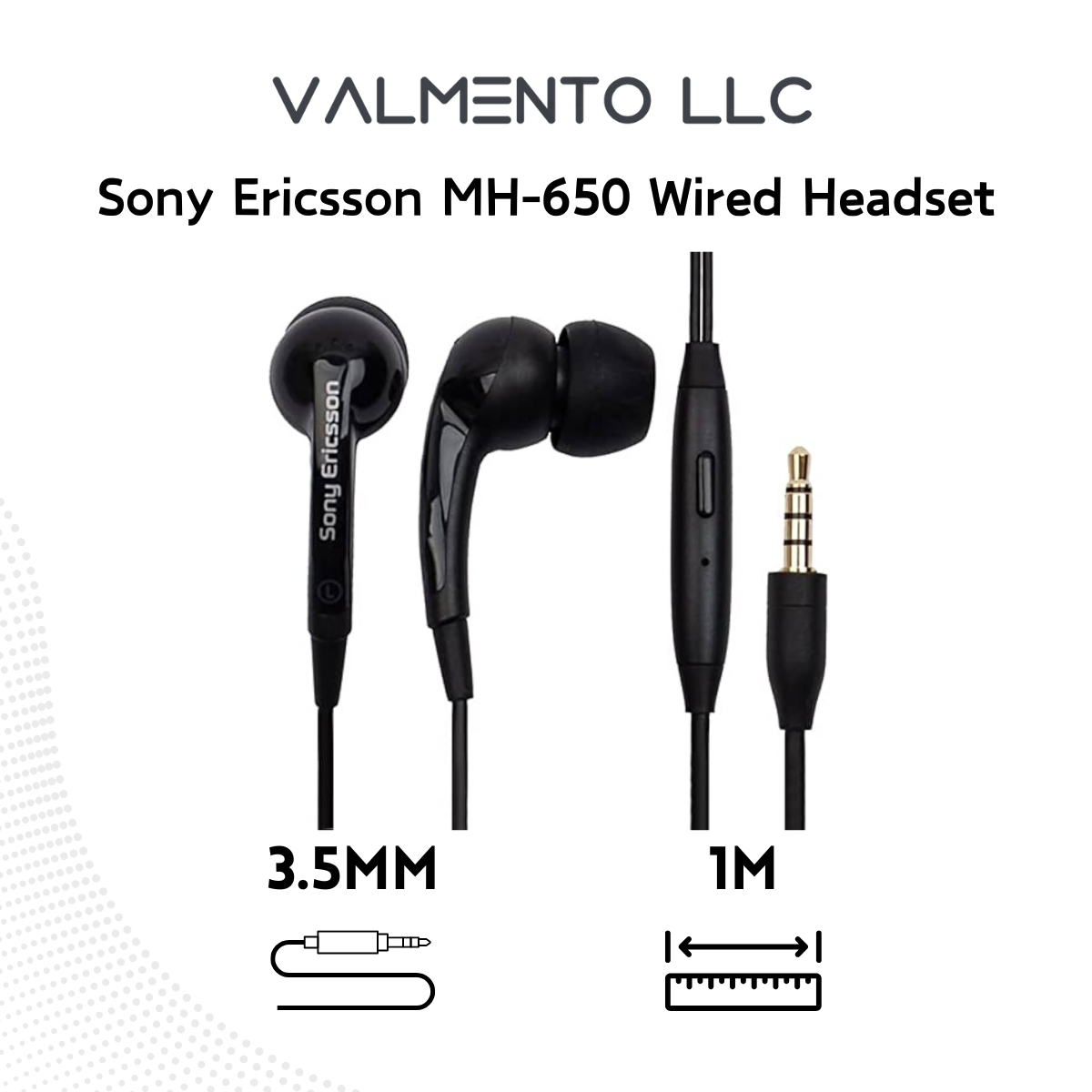 Sony Ericsson MH-650 Original Kabel-Headset – Schwarz (Bulk-Verpackung) New  refurbished kaufen